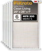 Filtrete 20x25x1 AC Furnace Air Filter, MERV 5, MPR 300, Capture Unwanted by Filtrete