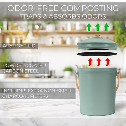 Beautiful Kitchen Compost Bin - Image 6