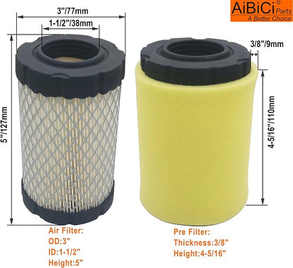 796031 Air Filter fits for Briggs Stratton 591334 594201 Husqvarna YTH22V46 - Image 4