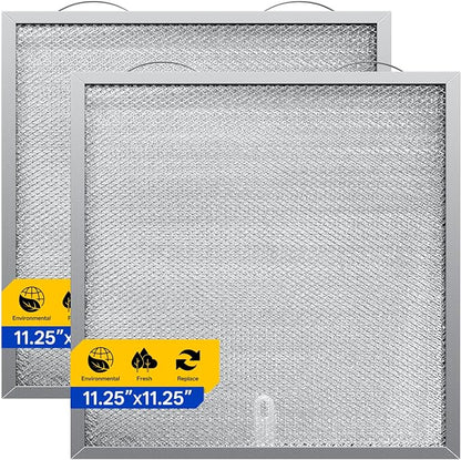 WA6500 QT20000 BPQTF B-roan Stove Hood Vent Filter 11.25"x11.25"x0.38" Aluminum - Image 9