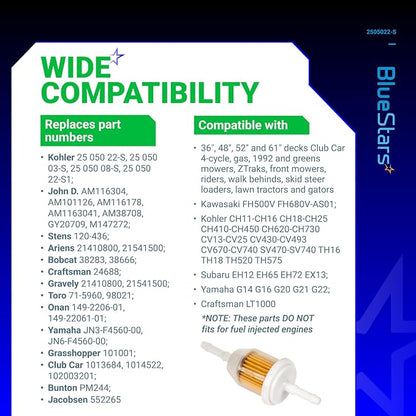 BlueStars AM116304 Fuel Filter 25 050 22-S - Image 6
