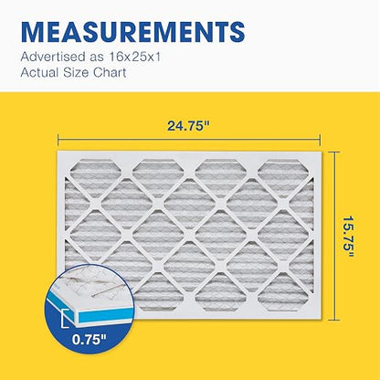Aerostar 16x25x1 MERV 13 Air Filter, ACTUAL SIZE, Air Conditioning & Furnace - Image 5