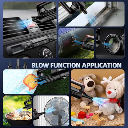 Handheld Vacuum Cleaner, 18000Pa 2 in 1 Cordless Car Vacuum Cleaner&Air Duster - Image 4