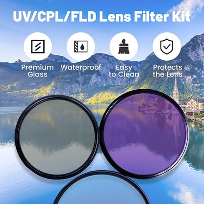 3 Pack Universal Lens Filter Kit 40.5mm - Image 3