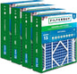 Filterbuy 21x21x5 Air Filter MERV 13 Optimal Smoke & Allergy Defense, by Filterbuy