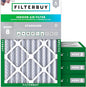 Filterbuy 18x20x4 Air Filter MERV 8 Essential Dust & Allergy Defense, by Filterbuy