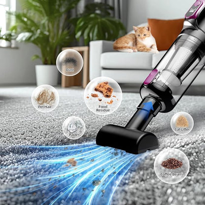 Cordless Handheld Vacuum Cleaner, 18000Pa 2 in 1 Car Vacuum Cleaner&Air Duster - Image 3
