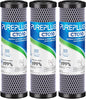 1 Micron 2.5" x 10" Whole House CTO Carbon Water Filter Cartridge Replacement by PUREPLUS