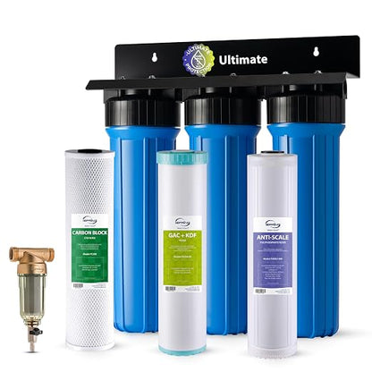 iSpring Whole House Water Filter System w/Spin Down Sediment Filter, by iSpring