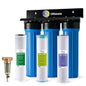 iSpring Whole House Water Filter System w/Spin Down Sediment Filter, by iSpring