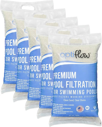 5-Pack Pool Filter Sand, Premium Filtration by Unknown