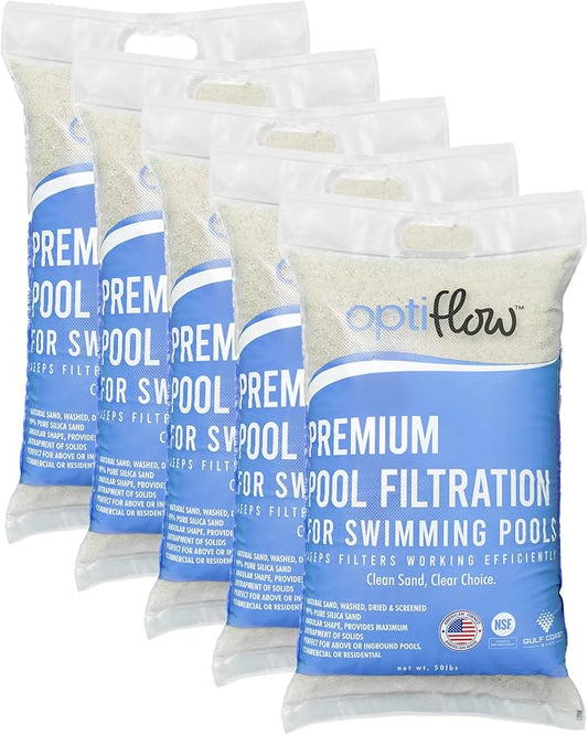 5-Pack Pool Filter Sand, Premium Filtration by Unknown