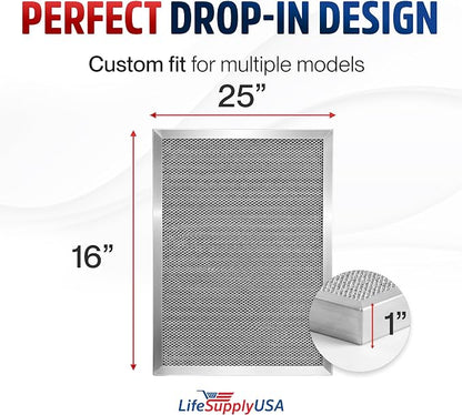 16x25x1 Electrostatic Air Filter, MERV 8, Reusable Furnace AC/HVAC Filter - Image 6