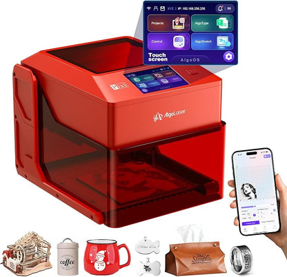 AlgoLaser 10W Smart Laser Engraver Machine, Class 1 Portable Laser Cutter by AlgoLaser
