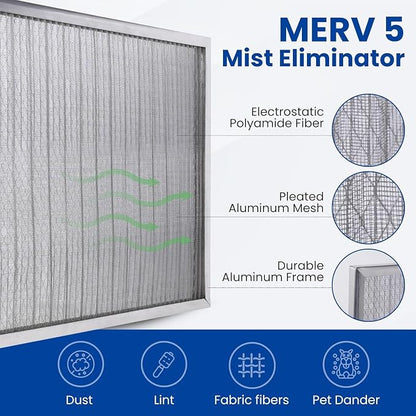 McPherson Reusable Air Filter 30x20x1 | Washable MERV 8 | Made in USA Metal - Image 7
