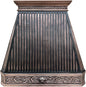 CT Copper Tailor Copper Vent Hood Island Mount, 610 CFM Exhaust Fan, Stainless by CTCopperTailor