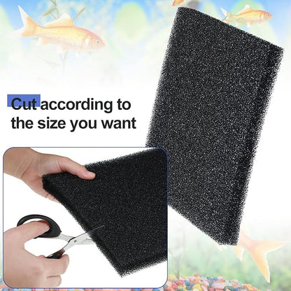 Tondiamo 3 Pieces Aquarium Sponge Filter Pad Media Cut to Fit Foam - Image 6