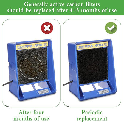 10 Pack Smoke Fume Absorber Filter, Activated Carbon Solder Fume Extractor - Image 7