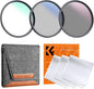 K&F CONCEPT 95mm UV/CPL/ND Lens Filter Kit-18 Multi-Layer Coatings, UV Filter + by KFCONCEPT