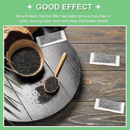 24 Packs Replacement Activated Charcoal Distiller Filters Coconut Shell - Image 5