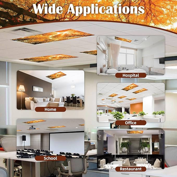 4 Pcs Fluorescent Light Covers - Image 6