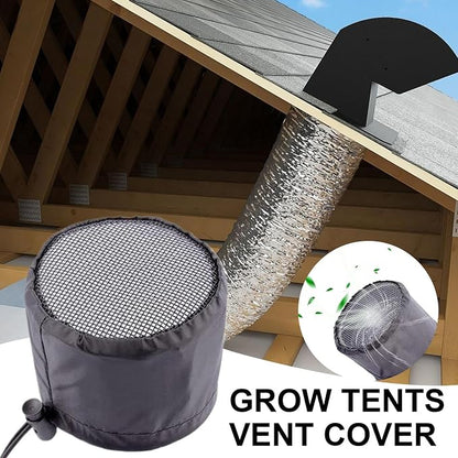 Grow Tents Vent Cover, Easy Installation, Dustproof Duct Filter, Flexible - Image 3