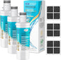 ICEPURE Alkaline LT1000PC Refrigerator Water Filter and Air Filter Replacement by ICEPURE