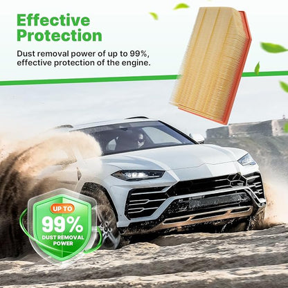 2PCS Engine Air Filter Fit for Jeep Wrangler 2018-2025 2026 2.0L/3.6L, Jeep - Image 5