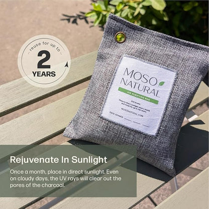 Moso Natural Air Purifying Bag 200g HGTV Editor's Pick | Premium Bamboo - Image 9