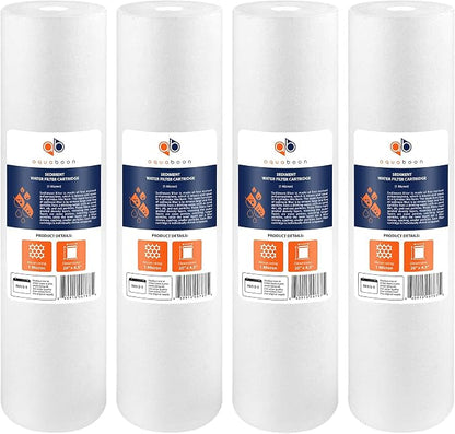 Aquaboon 1 Micron 20 x 4.5 Sediment Water Filter Replacement Cartridge | Whole by Aquaboon