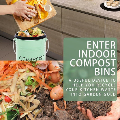 Vipush Compost Bin Kitchen Countertop Composter - Image 3