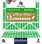 MervKing 20x25x4 Air Filter Actual Size: 19.88" x 24.88" x 4.31" MERV 13 MPR by MervKing