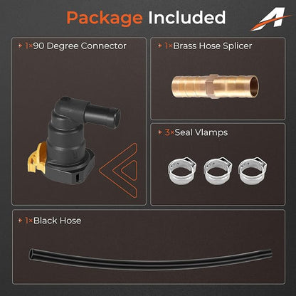 Diesel Fuel Filter Tank Supply Line Connector Repair Kit Compatible - Image 5