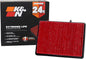 K&N Engine Air Filter: Extended Life 24, 000 Mile Replacement Air Filter: by KNEngineeringInc