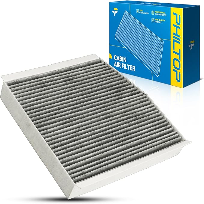 PHILTOP Cabin Air Filter w/Activated Carbon, Compatible by PHILTOP