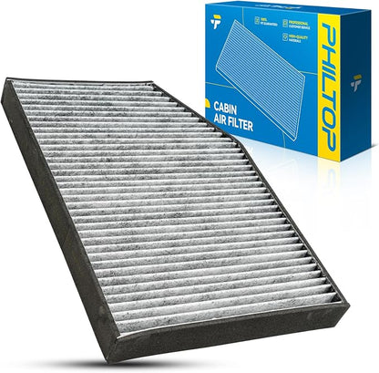 PHILTOP Cabin Air Filter w/Activated Carbon, Compatible by PHILTOP