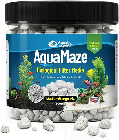 Aquatic Experts AquaMaze Aquarium Bio Media – 500 mL by AquaticExperts