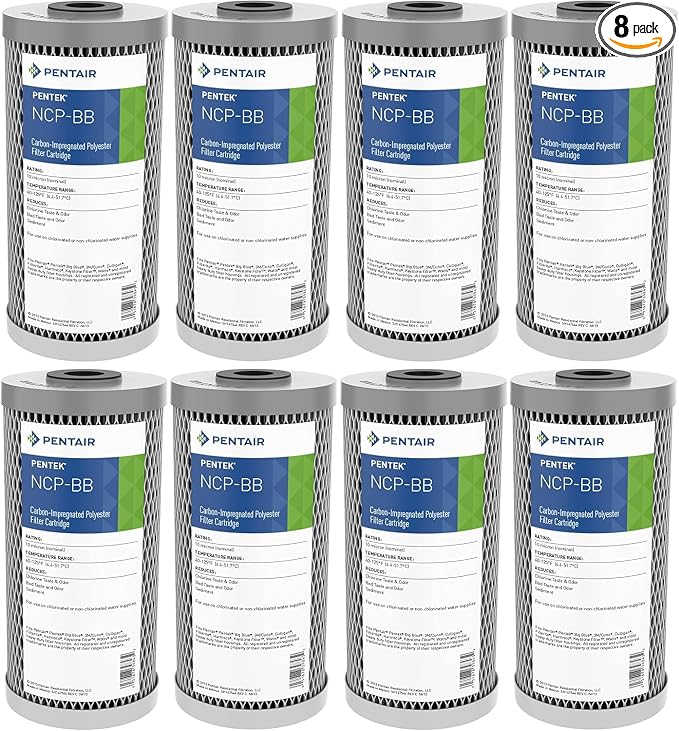 Pentair Pentek NCP-BB Big Blue Carbon Water Filter, Whole House Non-Cellulose by PENTAIRPENTEK