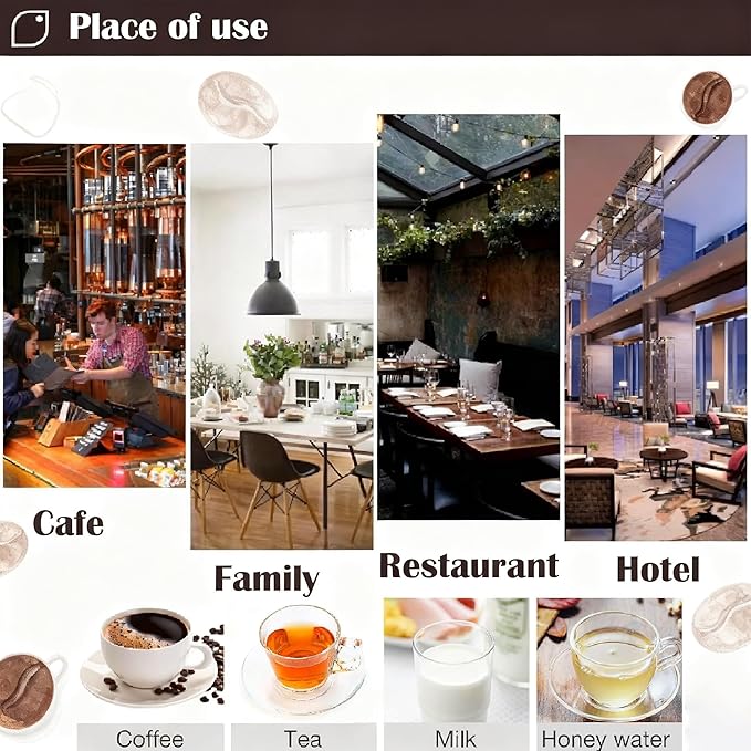 Commercial Double Coffee Carafe Warmer, Stainless Steel, 2 Burners Decanter Warmer Plate,Suitable for Café, Break Room, Buffet, Event and Commercial Use (US Plug 110V)