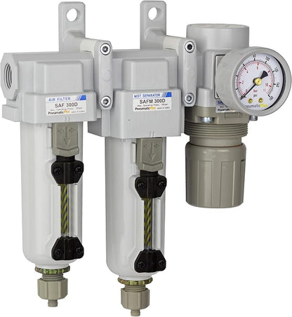 PneumaticPlus SAU330-N03G-MEP Three Stage Compressed Air Drying System by PneumaticPlus
