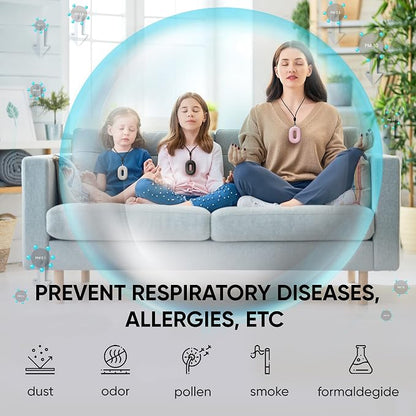 Wearable Air Purifier Necklace - Image 2