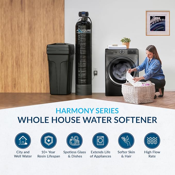 Aquasure Harmony Series 40, 000 Grains Whole House Water Softener - Image 2