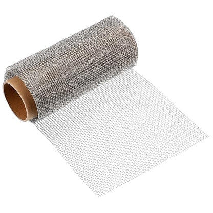 uxcell 6 Mesh 79" x 10" Woven Wire Mesh, 316 Stainless Steel Air Vent Filter by uxcell
