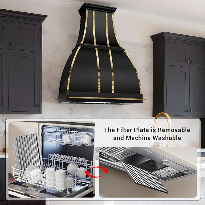 CHETTO C Stainless Steel Range Hood Cover - Image 4