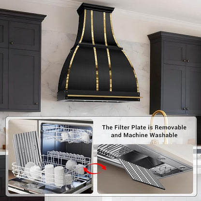 CHETTO C Stainless Steel Range Hood Cover - Image 4