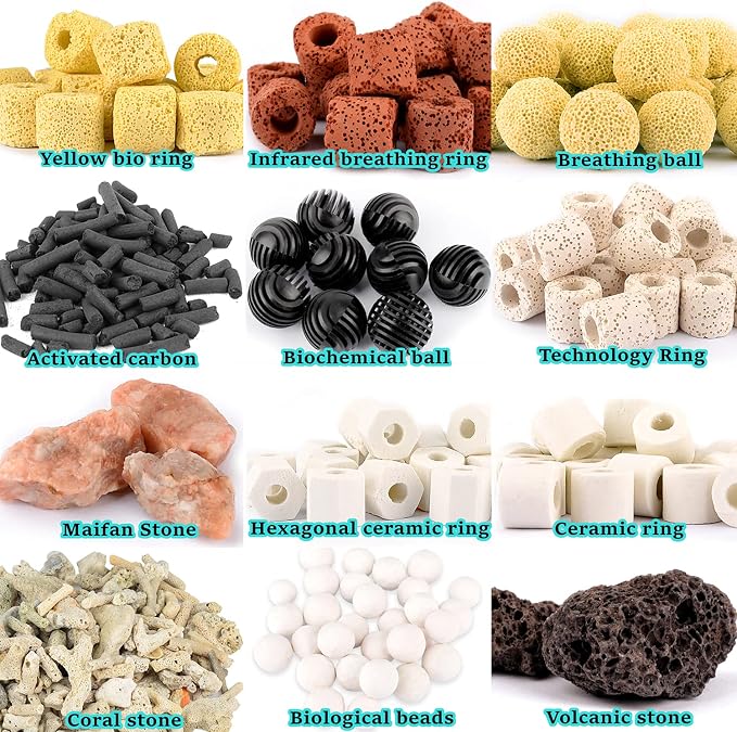 Aquarium Filter Media: 12-in-1 Bio Balls & Ceramic Rings Kit - Image 3