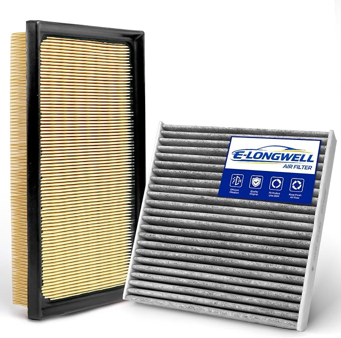Cabin & Engine Air Filter Kit for Camry Hybrid 2018-2025, RAV4 Hybrid 2019-2025 by E-LONGWELL