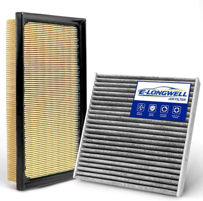 Cabin & Engine Air Filter Kit for Camry Hybrid 2018-2025, RAV4 Hybrid 2019-2025 by E-LONGWELL