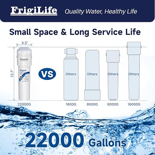 WFS5300A Under Sink Water Filter System, 3 Years, 22000 Gallons, Under Counter - Image 6