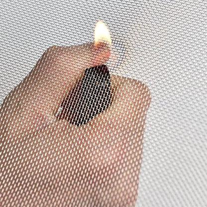 304 Stainless Steel Woven Mesh Panel, 50 Mesh 0.4mm Rustproof Metal Screen - Image 4